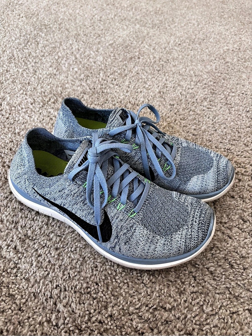 Nike Free RN Flyknit 4.0 Blue Grey Shoes